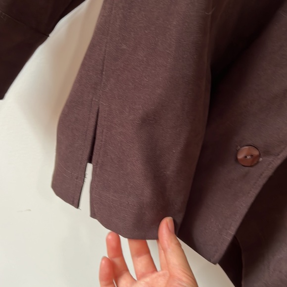 LT Sport Petite Brown, Lightweight Blazer - Size M - Picture 7 of 12